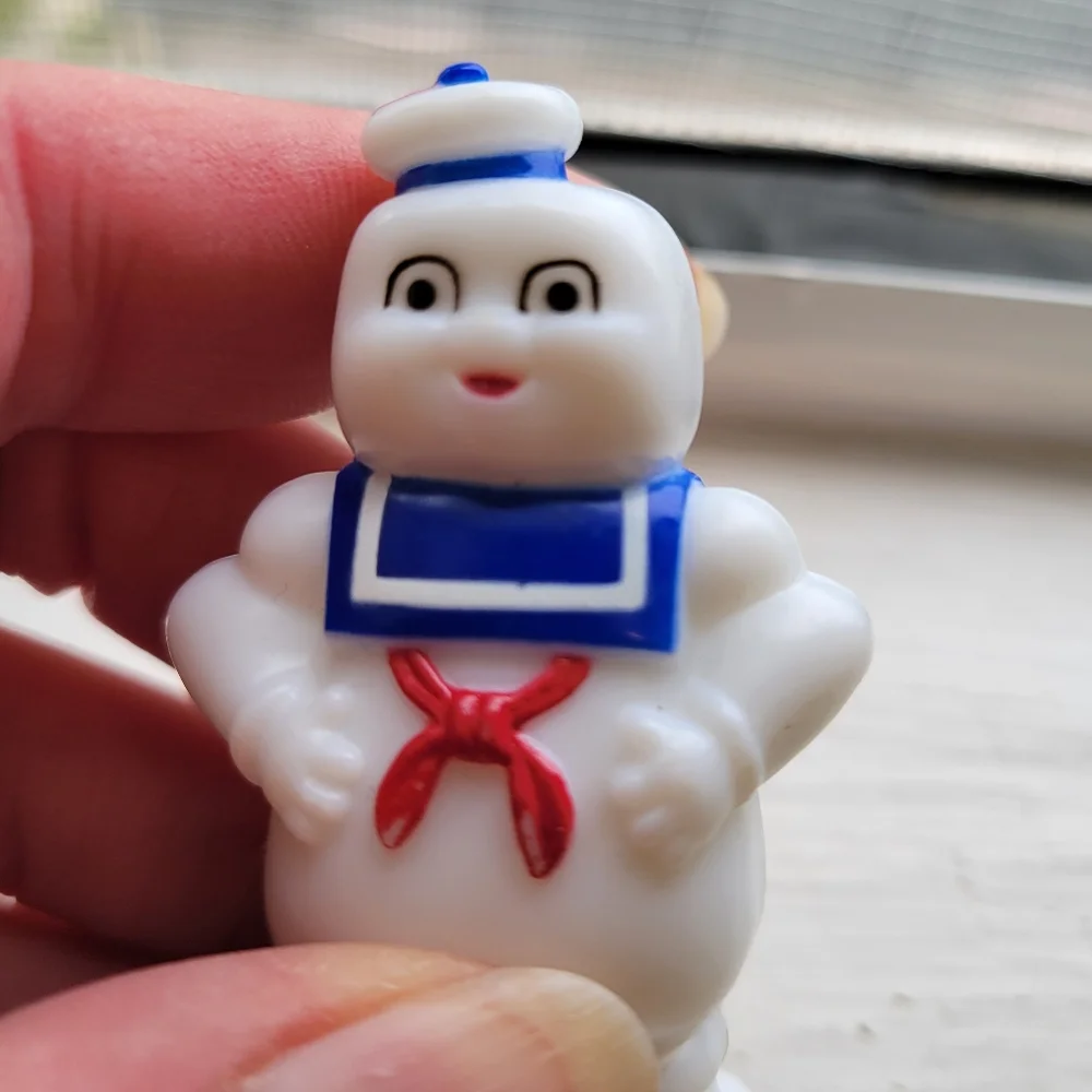 Vtg 80s 1984 Ghostbusters marketing Stay Puft marshmallow man pencil sharpener